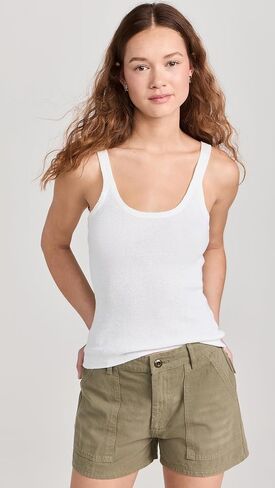 تانك نسائي من الكتان المحبوك من Enza Costa in Kuwait