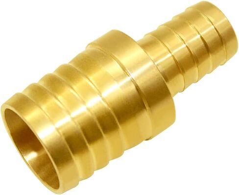 Joywayus 2 قطعة خرطوم بارب المخفض 5/8 "إلى 1" بارب المناسب تقليل جهاز الربط الاتحاد النحاس المناسب المياه/الوقود/الهواء in Kuwait