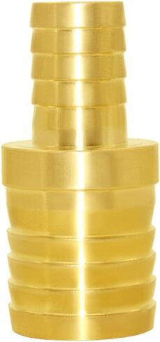 Joywayus 2 قطعة خرطوم بارب المخفض 5/8 "إلى 1" بارب المناسب تقليل جهاز الربط الاتحاد النحاس المناسب المياه/الوقود/الهواء in Kuwait