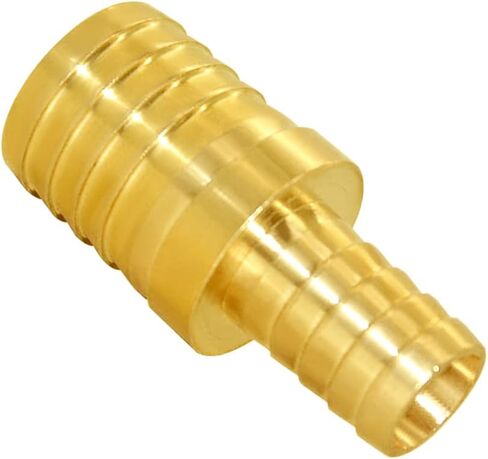 Joywayus 2 قطعة خرطوم بارب المخفض 5/8 "إلى 1" بارب المناسب تقليل جهاز الربط الاتحاد النحاس المناسب المياه/الوقود/الهواء in Kuwait