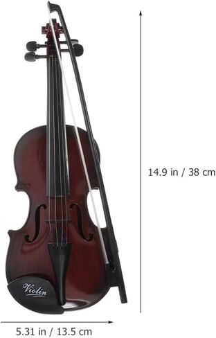 Vaguelly 1Set Kid’s Toy Violin Premium Kids Violin for Beginners Realistic-Looking Instrument for Learning Classical Music in Saudi Arabia