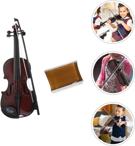 Vaguelly 1Set Kid’s Toy Violin Premium Kids Violin for Beginners Realistic-Looking Instrument for Learning Classical Music in Saudi Arabia