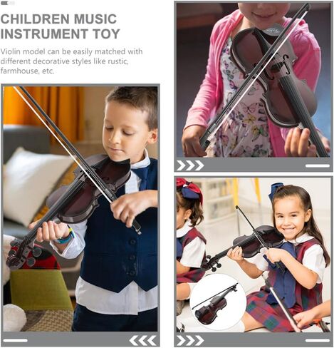 Vaguelly 1Set Kid’s Toy Violin Premium Kids Violin for Beginners Realistic-Looking Instrument for Learning Classical Music in Saudi Arabia