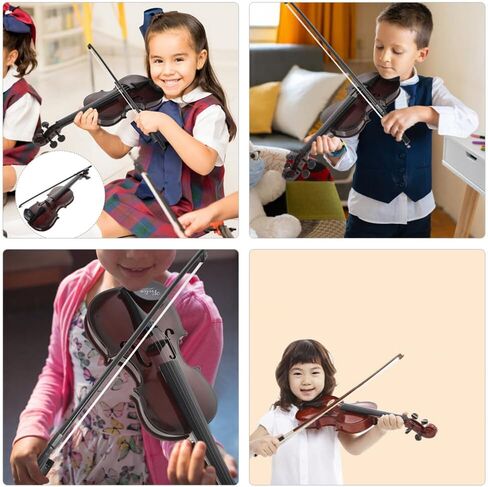 Vaguelly 1Set Kid’s Toy Violin Premium Kids Violin for Beginners Realistic-Looking Instrument for Learning Classical Music in Saudi Arabia