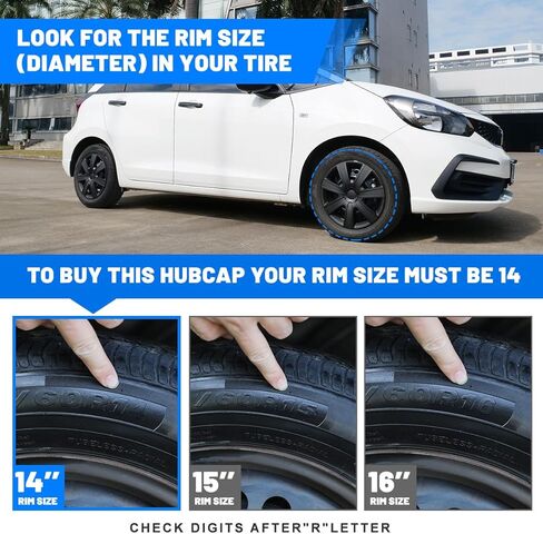 Hubcaps 16 بوصة، غطاء حافة العجلة، أغطية محور R16 عالمية، سهلة التركيب على شاحنة بيك اب السيارة SUV، أغطية العجلات، مجموعة من 4 قطع، 16 بوصة، نسيج فضي وعفن in Kuwait