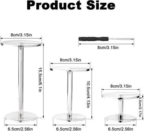 3pcs Acrylic Combat Risers, Flying Miniatures Combat Riser for DND Miniatures Stands Acrylic Display Support Shelf for Tabletop RPG Board and Small Figures Flight Display Accessories in Saudi Arabia