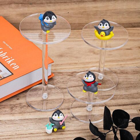 3pcs Acrylic Combat Risers, Flying Miniatures Combat Riser for DND Miniatures Stands Acrylic Display Support Shelf for Tabletop RPG Board and Small Figures Flight Display Accessories in Saudi Arabia
