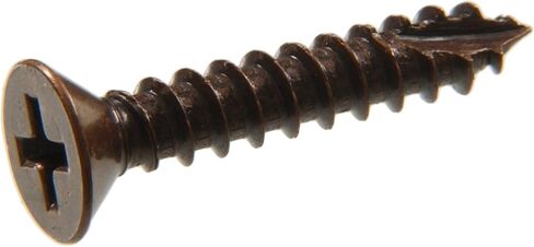 The Hillman Group 45368 9-Inch x 1-1/4-Inch Flat Phillips Wood Screw, Antique Bronze, 15-Pack in Saudi Arabia