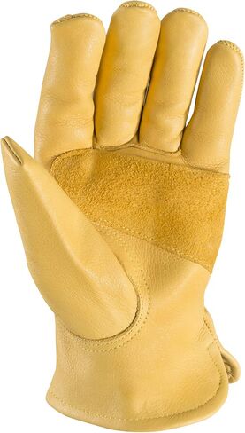 Wells Lamont Men's Reinforced Cowhide Leather Work Gloves with Palm Patch in Kuwait