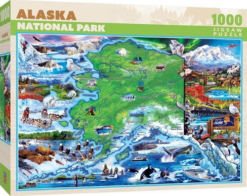 MasterPieces 1000 Piece Jigsaw Puzzle for Adults, Family, Or Youth - Alaska National Park - 19.25"x26.75" in Saudi Arabia