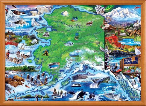 MasterPieces 1000 Piece Jigsaw Puzzle for Adults, Family, Or Youth - Alaska National Park - 19.25"x26.75" in Saudi Arabia