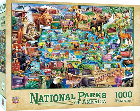 MasterPieces 1000 Piece Jigsaw Puzzle for Adults, Family, Or Youth - Alaska National Park - 19.25"x26.75" in Saudi Arabia