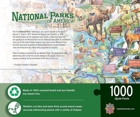 MasterPieces 1000 Piece Jigsaw Puzzle for Adults, Family, Or Youth - Alaska National Park - 19.25"x26.75" in Saudi Arabia