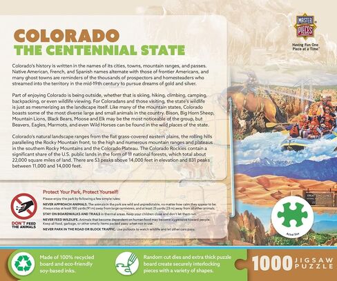 MasterPieces 1000 Piece Jigsaw Puzzle for Adults, Family, Or Youth - Alaska National Park - 19.25"x26.75" in Saudi Arabia