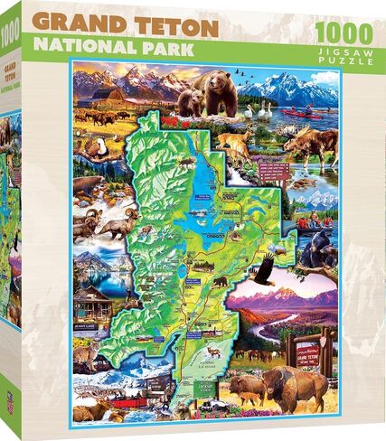 MasterPieces 1000 Piece Jigsaw Puzzle for Adults, Family, Or Youth - Alaska National Park - 19.25"x26.75" in Saudi Arabia