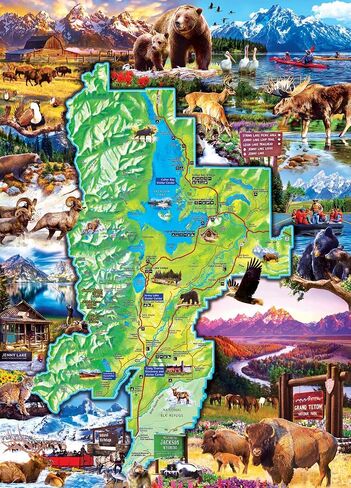 MasterPieces 1000 Piece Jigsaw Puzzle for Adults, Family, Or Youth - Alaska National Park - 19.25"x26.75" in Saudi Arabia