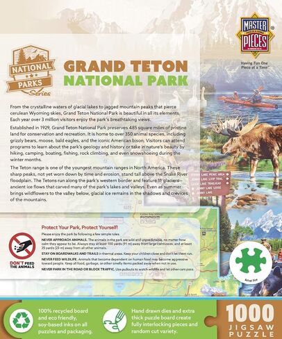 MasterPieces 1000 Piece Jigsaw Puzzle for Adults, Family, Or Youth - Alaska National Park - 19.25"x26.75" in Saudi Arabia
