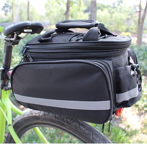 FAMKIT Bike Rear Rack Bag Bicycle Pannier Waterproof Outdoor Emovable Carrier Durable Saddle Bag Pannier in Kuwait