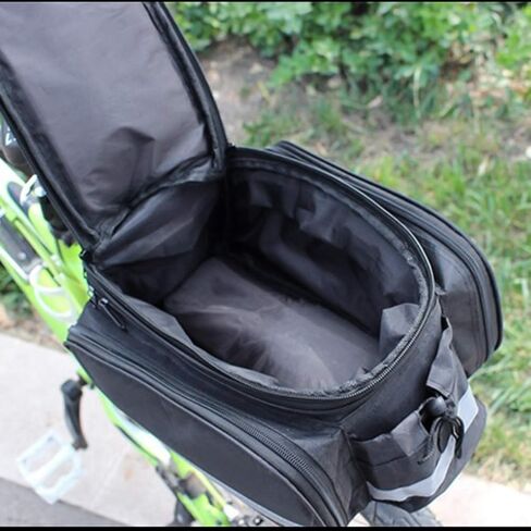 FAMKIT Bike Rear Rack Bag Bicycle Pannier Waterproof Outdoor Emovable Carrier Durable Saddle Bag Pannier in Kuwait
