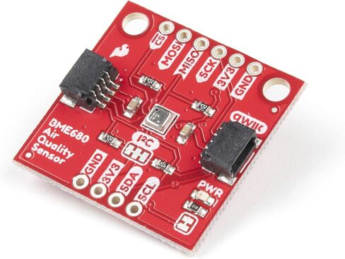 SparkFun Environmental Sensor Breakout - BME680 (Qwiic) - Combine Gas sensor Temperature Humidity & Barometric pressure sensing for complete environmental sensor 1 inch x 1 inch footprint No soldering in Saudi Arabia