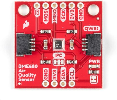 SparkFun Environmental Sensor Breakout - BME680 (Qwiic) - Combine Gas sensor Temperature Humidity & Barometric pressure sensing for complete environmental sensor 1 inch x 1 inch footprint No soldering in Saudi Arabia