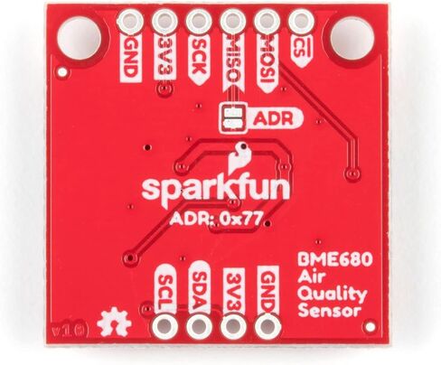 SparkFun Environmental Sensor Breakout - BME680 (Qwiic) - Combine Gas sensor Temperature Humidity & Barometric pressure sensing for complete environmental sensor 1 inch x 1 inch footprint No soldering in Saudi Arabia