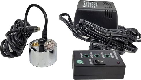 مرجل ساحرة أسود ضبابي وساونا هيكل عظمي، ضباب أخضر (مع خيارات متعددة الألوان) ويطفو - ديكور الهالوين، الحفلات، دلو الحلوى - خدعة أو حلوى - غلاية تتضمن مقبض - قطر 35.56 سم in Kuwait