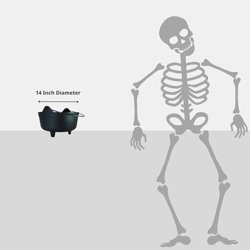 مرجل ساحرة أسود ضبابي وساونا هيكل عظمي، ضباب أخضر (مع خيارات متعددة الألوان) ويطفو - ديكور الهالوين، الحفلات، دلو الحلوى - خدعة أو حلوى - غلاية تتضمن مقبض - قطر 35.56 سم in Kuwait