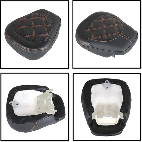 Motorcycle Driver Passenger Seat Replacement for Cvo Touring Road Glide Fltr 2009-2021 BLK T08 Black in Saudi Arabia