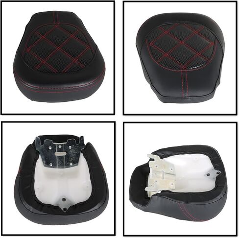 Motorcycle Driver Passenger Seat Replacement for Cvo Touring Road Glide Fltr 2009-2021 BLK T08 Black in Saudi Arabia