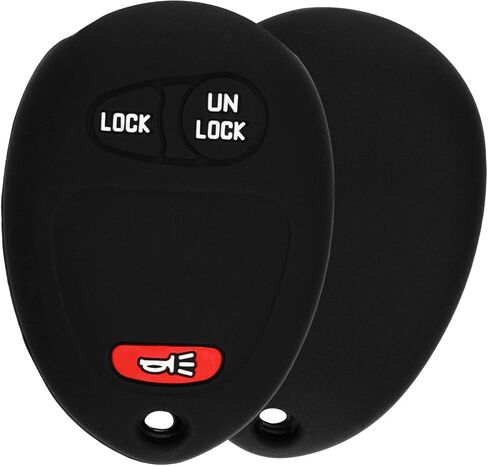 KeyGuardz Keyless Entry Remote Car Key Fob Shell Cover Rubber Case for Hummer H3 Colorado Canyon L2C0007T in Saudi Arabia