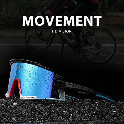 نظارات شمسية مستقطبة لركوب الدراجات في الهواء الطلق ورياضات الطرق للرجال والنساء نظارات الدراجة الجبلية MTB UV400 in Kuwait