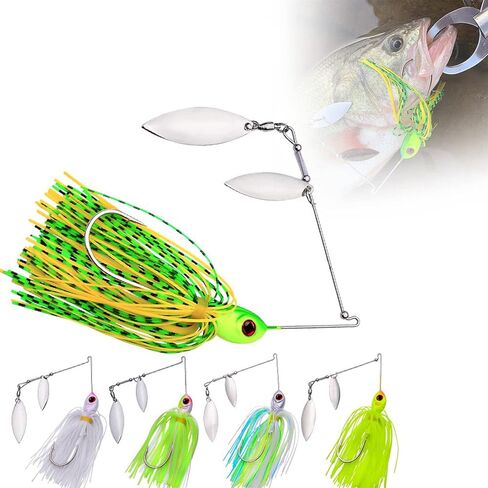 الطعوم الدوارة، 5 قطع من طُعم الصيد الدوار، طُعم صيد السمك المعدني على شكل خنفساء، أطقم طعوم دوارة للرقص، طُعم السباحة، لباس سمك السلمون المرقط بايك سمك السلمون وولي المياه العذبة والمياه المالحة in Kuwait