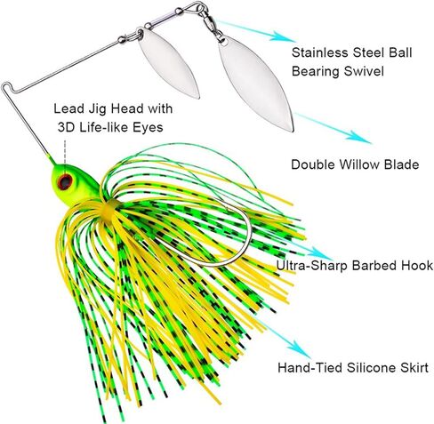 الطعوم الدوارة، 5 قطع من طُعم الصيد الدوار، طُعم صيد السمك المعدني على شكل خنفساء، أطقم طعوم دوارة للرقص، طُعم السباحة، لباس سمك السلمون المرقط بايك سمك السلمون وولي المياه العذبة والمياه المالحة in Kuwait