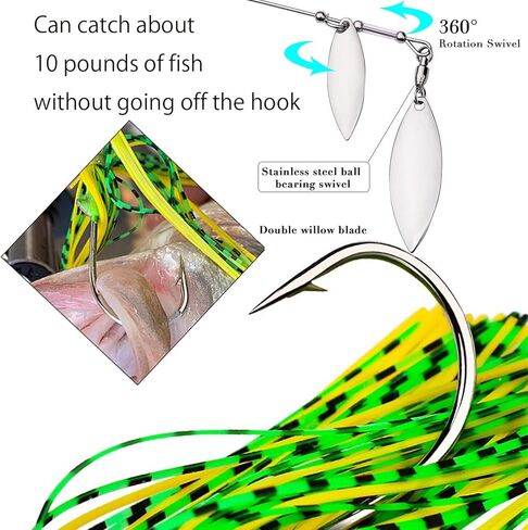 الطعوم الدوارة، 5 قطع من طُعم الصيد الدوار، طُعم صيد السمك المعدني على شكل خنفساء، أطقم طعوم دوارة للرقص، طُعم السباحة، لباس سمك السلمون المرقط بايك سمك السلمون وولي المياه العذبة والمياه المالحة in Kuwait