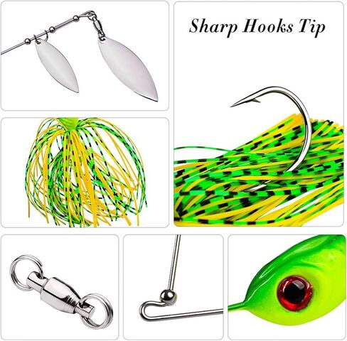 الطعوم الدوارة، 5 قطع من طُعم الصيد الدوار، طُعم صيد السمك المعدني على شكل خنفساء، أطقم طعوم دوارة للرقص، طُعم السباحة، لباس سمك السلمون المرقط بايك سمك السلمون وولي المياه العذبة والمياه المالحة in Kuwait