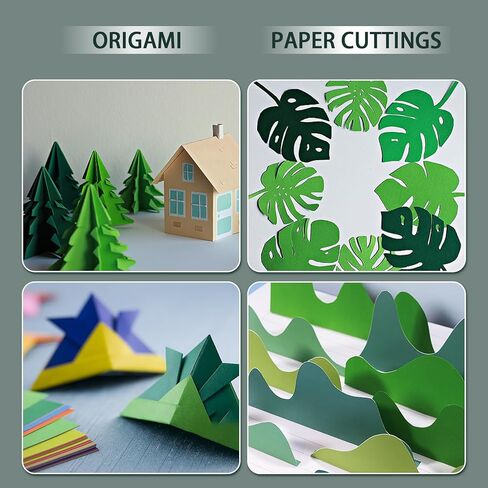 Construction Paper 8.5 x 11 Inches, 60 Sheets, Dark Green Cardstock for DIY Crafts, Scrapbooking, Drawing (Dark Green) in Kuwait