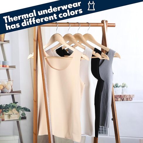 4 Pcs Thermal Tank Tops Women Underwear Tops Sleeveless Undershirt for Women Cotton Camisole Warm Base Layer in Saudi Arabia