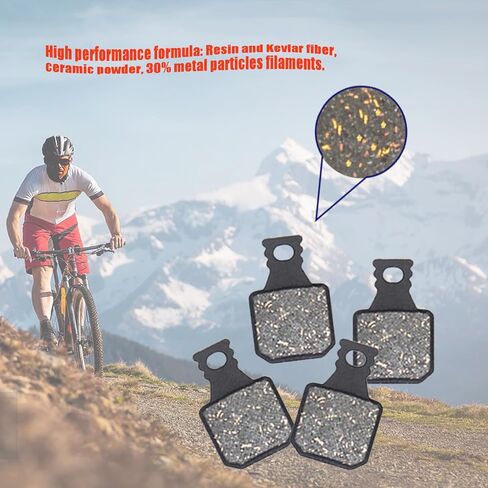 2 Pairs Bike Brake Pads, Disc Brake Pads fit for Magura MT5 MT5E MT7 MT Trail Typ 8.1 SH901 M5 M7 MXT10-2 in Kuwait