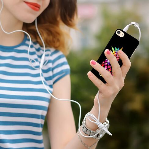 Glisten - iPod Touch 7th / 6th / 5th Generation Case - Pineapple Painted Watercolor Printed Slim, Sleek & Cute Plastic Hard Snap on Protective Designer Back Case/Cover for iPod Touch 7/6 / 5. in Kuwait