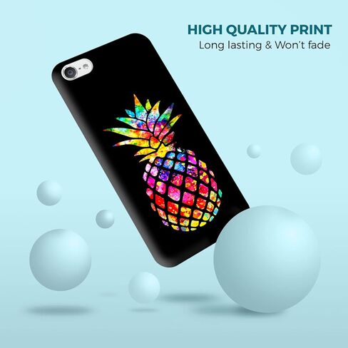 Glisten - iPod Touch 7th / 6th / 5th Generation Case - Pineapple Painted Watercolor Printed Slim, Sleek & Cute Plastic Hard Snap on Protective Designer Back Case/Cover for iPod Touch 7/6 / 5. in Kuwait