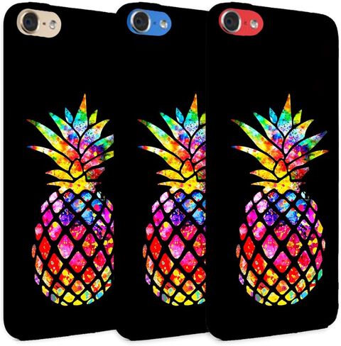 Glisten - iPod Touch 7th / 6th / 5th Generation Case - Pineapple Painted Watercolor Printed Slim, Sleek & Cute Plastic Hard Snap on Protective Designer Back Case/Cover for iPod Touch 7/6 / 5. in Kuwait