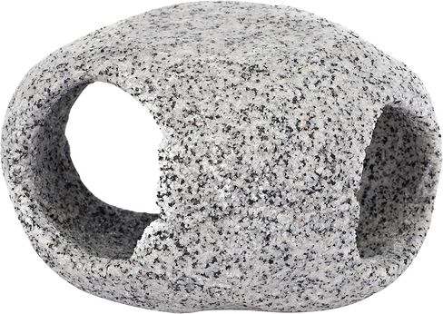 Penn-Plax Deco-Replicas Granite Aquarium Ornament & Hideaway – Realistic Stone Appearance – Safe for Freshwater and Saltwater Tanks – Small Size, White (RR1071) in Saudi Arabia