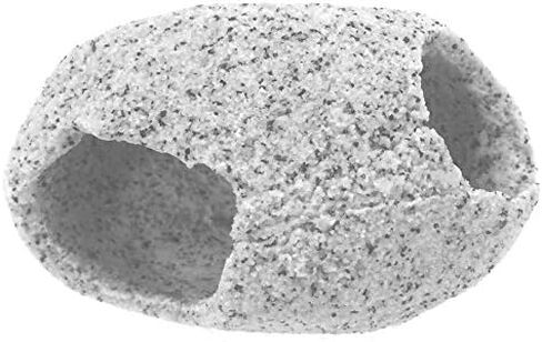 Penn-Plax Deco-Replicas Granite Aquarium Ornament & Hideaway – Realistic Stone Appearance – Safe for Freshwater and Saltwater Tanks – Small Size, White (RR1071) in Saudi Arabia