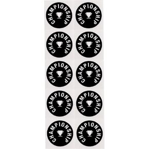 Championship Billiard Pool Table Spots 10 pcs - 1.1" /28 mm - Black - Self-Adhesive in Kuwait