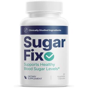 SugarFix – Natural Blood Sugar Support Supplement - Herbal Blend with 11 Plant-Based Extracts - Promotes Metabolic Health & Liver Support - 60 Capsules in Saudi Arabia