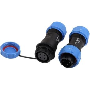 SP17 Nut/Flange/Butt Weld Connector 2/3/4/5/7/9/10 Pin Male and Female Socket(Docking Type,1 SET_3P) in Kuwait