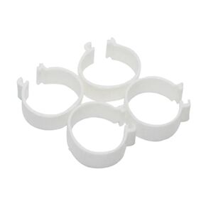 Foot Tag Clips Bird Ring Leg Bands, 50 pcs Plastic Poultry Foot Rings Multicolor ID 25mm Buckle Type(As Shown 2) in Kuwait