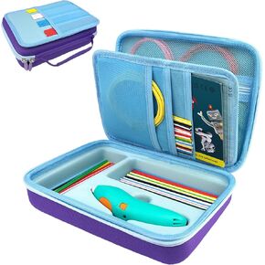 حافظة صلبة متوافقة مع 3Doodler Start+ Essentials (2024)، لعبة تعليمية STEM، صندوق تخزين متين، قلم ثلاثي الأبعاد للأطفال، تحمل خيوط وإكسسوارات القلم ثلاثي الأبعاد (أخضر) in Kuwait