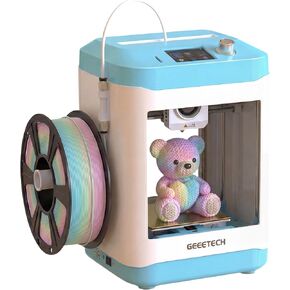 طابعة M1 Mini ثلاثية الأبعاد للأطفال والمبتدئين، هدية مثالية للعلوم والتكنولوجيا والهندسة والرياضيات، تسوية تلقائية ذكية، طباعة دقيقة وعالية السرعة، طارد محرك مباشر، متوافق مع خيوط PLA/TPU in Kuwait